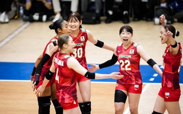 女子日本代表　ブラジルにストレート負けで千葉大会初黒星　予選ラウンド9勝3敗でファイナルラウンドへ