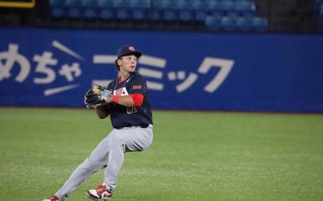 来年の全米ドラフト1位候補のアメリカ代表ショートに日本の野球ファンが熱狂！華麗な守備にSNSでも反響【日米大学野球選手権】