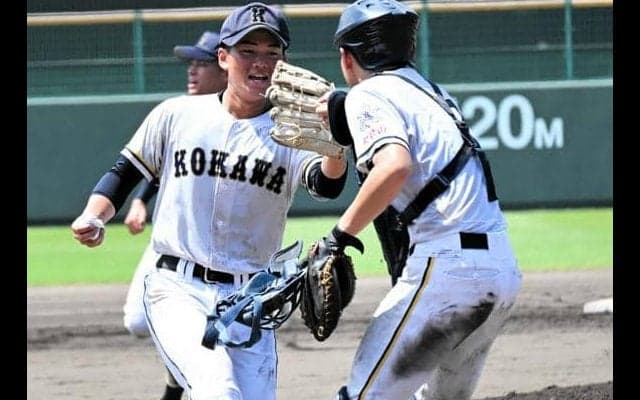 練習試合で大敗の悔しさ、振り払う完封　粉河の岩本投手「人生で初」