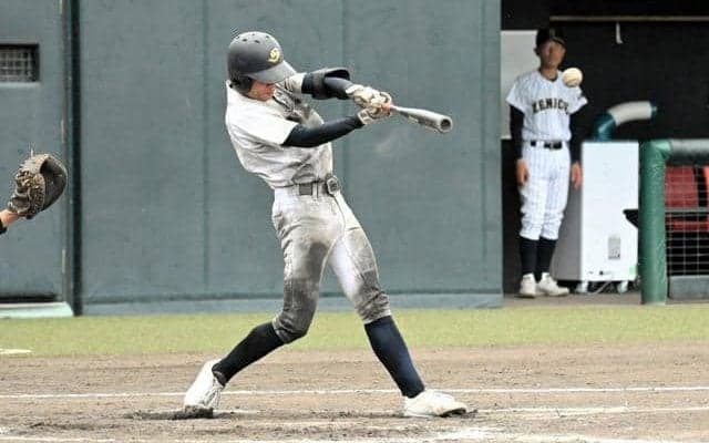 1年間の練習は「あの場面で打つために」　坂出工・大福主将が適時打