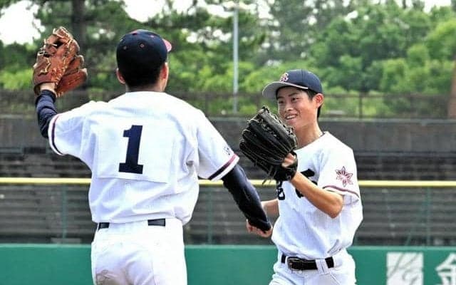 高校で野球を始めて3年目、強豪相手に公式戦初安打　鹿西・春成選手