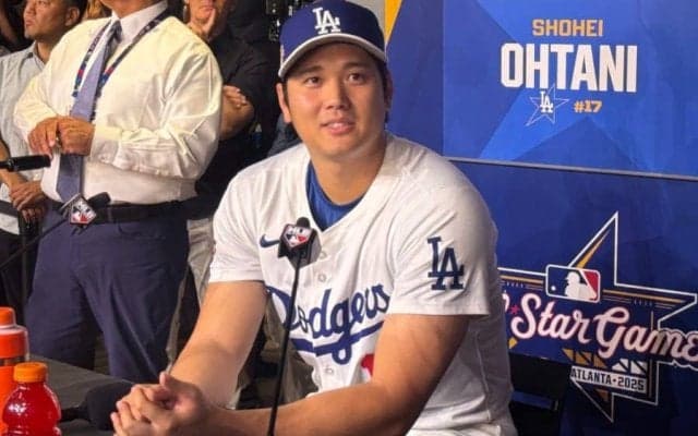 大谷翔平、長女質問にニンマリ「一番幸せ」　試合前にお風呂→帰宅し子育て「疲れなくなる」