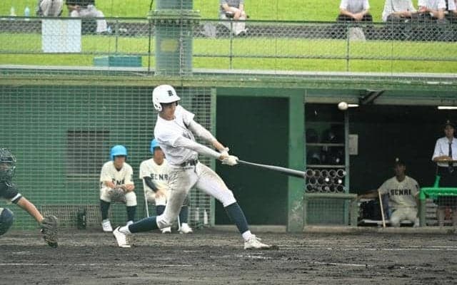 起用に報いる三塁打　北野・北条大稀選手「最後に結果出て良かった」