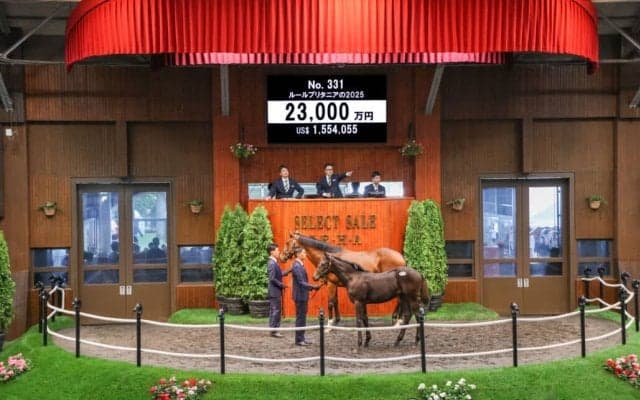 【セレクトセール2025】小倉大賞典Vのエピファニー全弟に2億3000万円