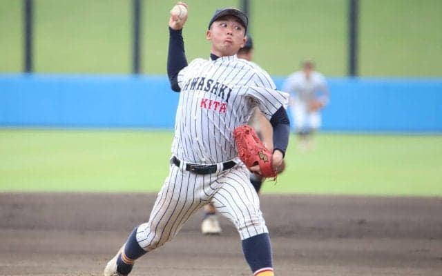 センバツ王者相手に力投！川崎北のエース右腕が5回まで2失点「気持ちで投げられた」【神奈川】