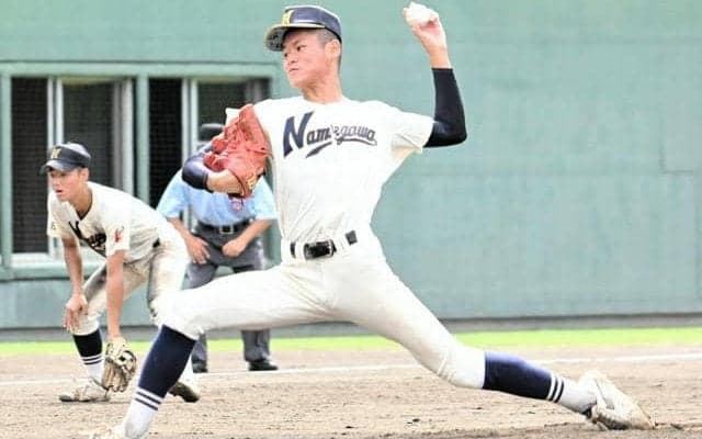 浦和学院を撃破　滑川総合の石井健大郎投手を奮い立たせた監督の言葉