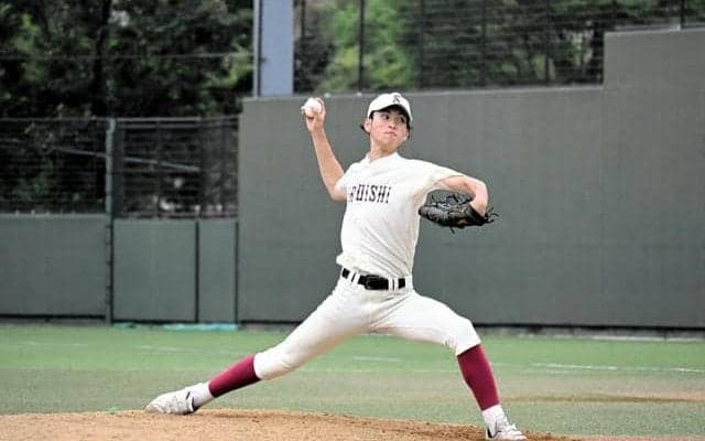 投げきった白石のエース平間　「野球に出会わせてくれた」父に感謝