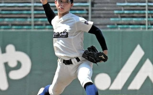直前にけが、でも「やってやる」　完封に決勝打　玉島商・寺内投手