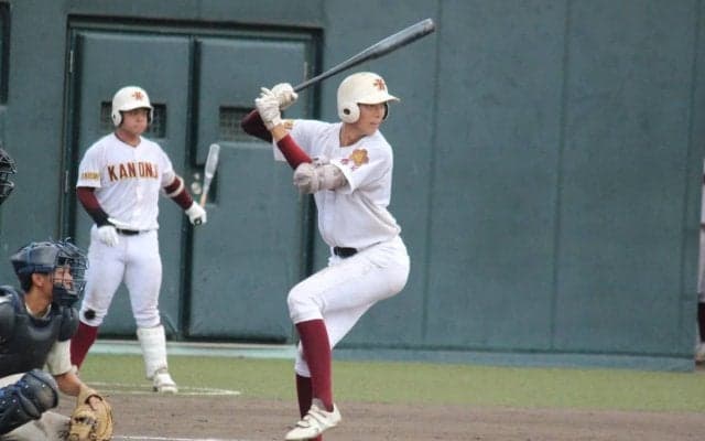 観音寺第一に190センチの超大型遊撃手現れる！今年に入ってから5本のパワーに最速139キロの身体能力発揮【香川】