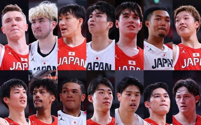 バスケ日本代表がデンマーク戦の招集メンバー14名発表…韓国遠征参加のテーブス流河と佐土原遼が外れる