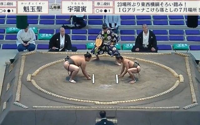 大相撲で“速攻”のイリュージョン…36歳最小兵“電光石火”の瞬殺に「なんだ！？」驚きの声