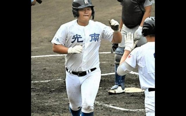 光南の7番打者「やーくん」大活躍　本塁打を含む3打点「満点です」