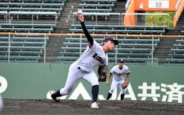 昨夏王者に好投も惜敗　岡山理大付の尾沢投手「やっぱり悔しいです」