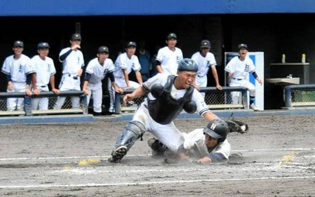 打倒シード校、九回粘りの同点打　吉田・宮下捕手「打つしかない」