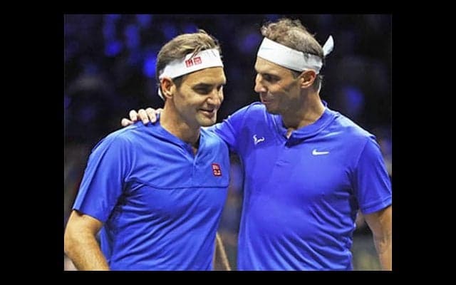 フェデラー、ナダル施設を訪問