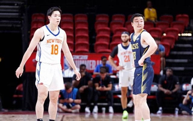 NBAサマーリーグで日本人同時出場…先発の馬場9得点、富永は3得点