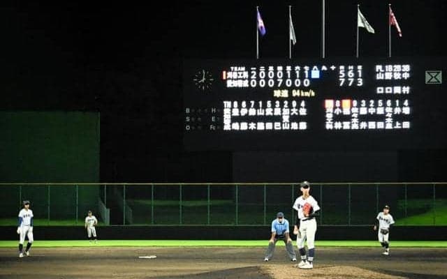 「暑さはなかった」愛知大会で初のサマータイム制　照明点灯も