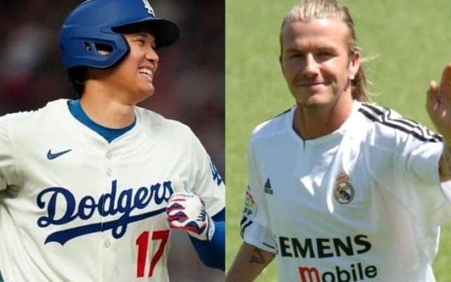 「日本ではベッカムの10倍は有名」大谷翔平を米記者が熱弁！ サッカー界の伝説と比較される“存在価値”「見るだけで圧倒される」