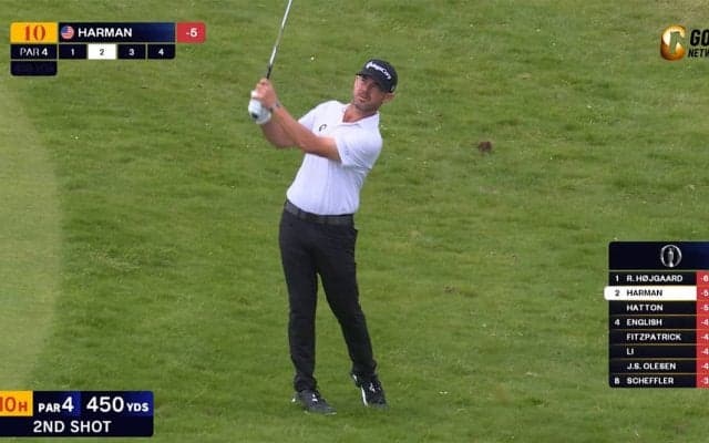 【動画】歴代王者ハーマンが「65」で3位浮上、スタートホールからベタピン