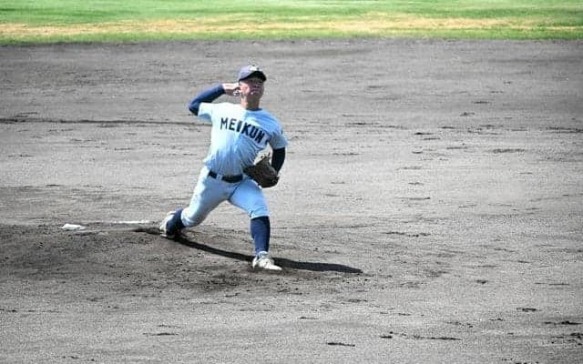 データ班は「でかい存在」　新潟明訓・田村投手が投打に活躍