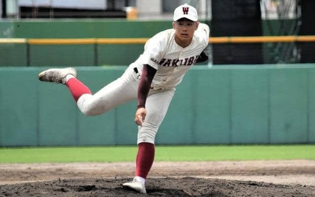 表の悔しさは裏で晴らした　得点につなげ善戦、福岡大若葉・井上投手