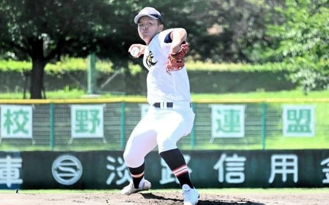 神戸弘陵の間嶋投手、サヨナラ負けも「最後までマウンド守れた」