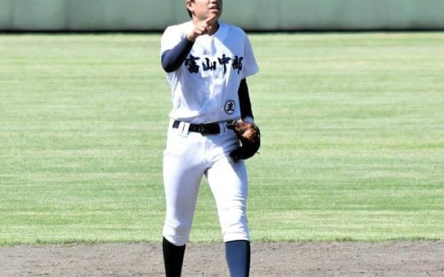 富山中部・草切琢吾主将　憧れの兄の思いも背負い、試合に