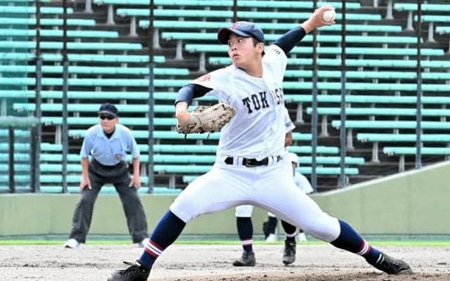 因縁の岐阜城北にリベンジを　土岐商・鎌田投手、正念場でのカーブ