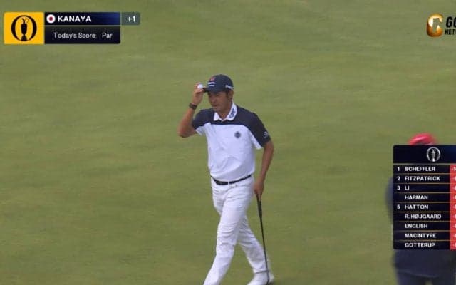 【動画】金谷拓実は44位　8番では約13mのバーディパットを決めるなど「69」を記録