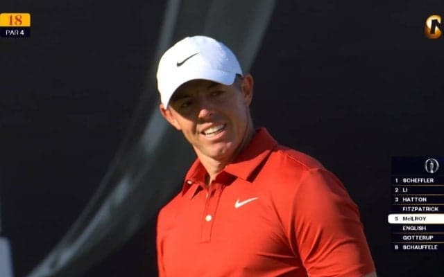 【動画】地元のローリー・マキロイは6打差4位　12番パー5で約17mのイーグルパットを決めるなど「66」を叩き出す