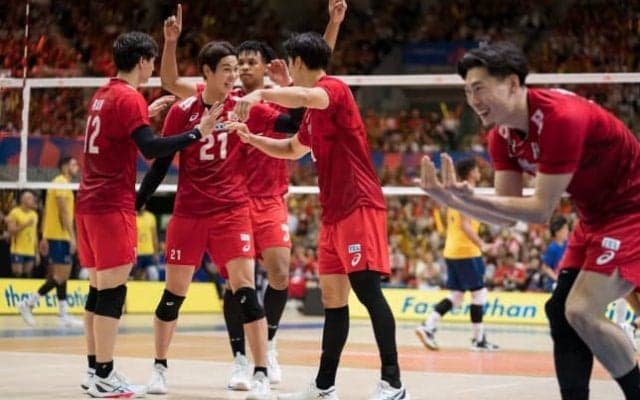 【バレー】男子日本代表、強豪・ブラジルに善戦もストレートで敗れる　VNL