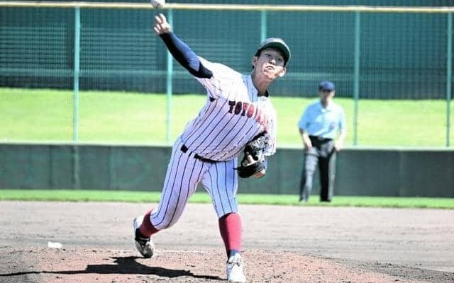 ダブルエースで切磋琢磨　成長の球速151km　豊川・中西浩平投手