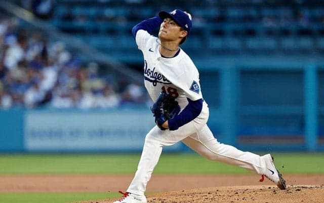 ド軍、痛恨10失点で連勝ならず 山本由伸、101球8奪三振“自責1”好投も9勝目はおあずけ