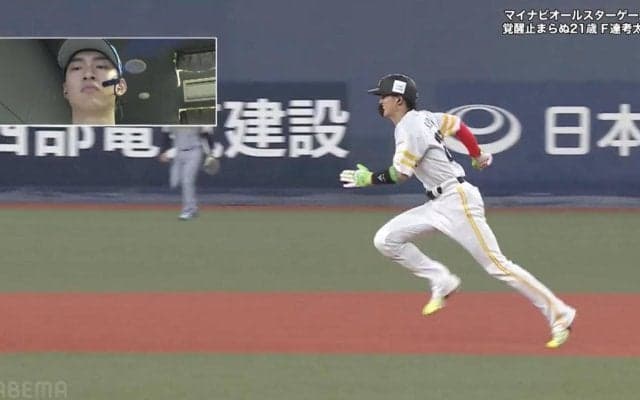 3.5秒の決着！強肩・甲斐vs俊足・周東の“ほこたて対決”が話題「アツすぎる！」「初球から走ったよw」