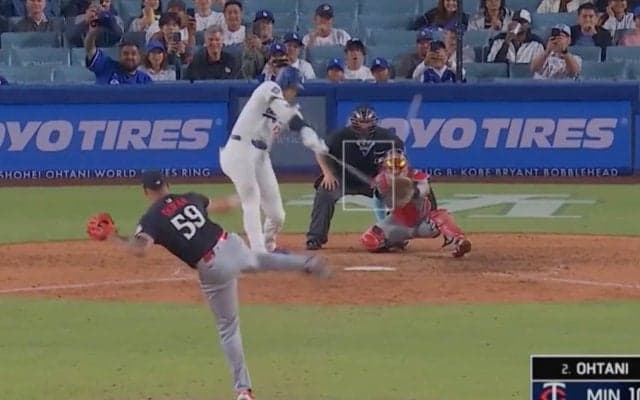 なんだこれは…！？ 大谷翔平、特殊能力で“161キロ破壊弾”「ストライクゾーンを寄せた」 解説者がドン引きした“衝撃のホームラン”