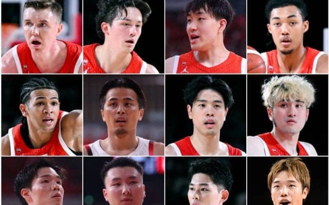 バスケ男子日本代表のアジアカップ直前合宿メンバー発表…富樫、馬場、富永も加えた12名招集