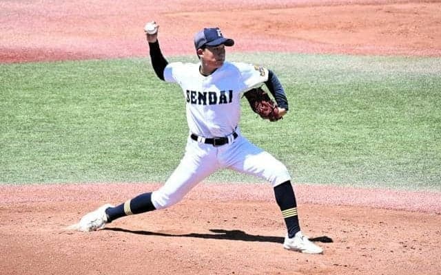 仙台一の藤田投手、仙台育英に立ち向かう　敗戦にも「悔いはない」