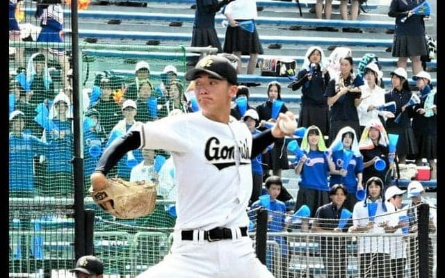 ピンチで勝負フォークを打たれ　御殿場西・杉本投手「ちょっと悔い」