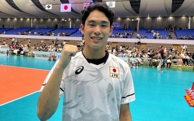 男子日本代表の練習生、三宅綜大が国際親善試合で得た学び「スパイカーだけでなく、セッターも求めていかないと」