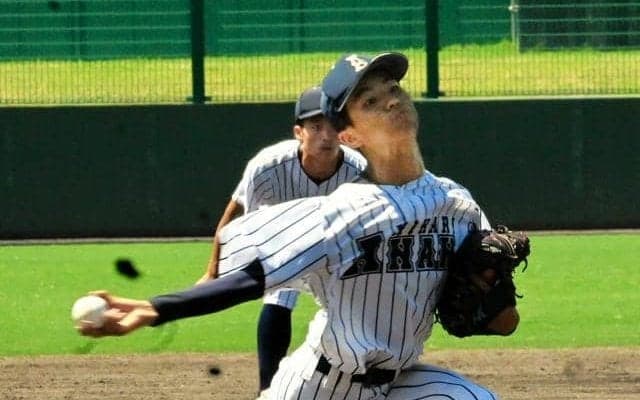 受け継いだ背番号1、最後の夏「やりきった」　阿南光の大坂将太投手