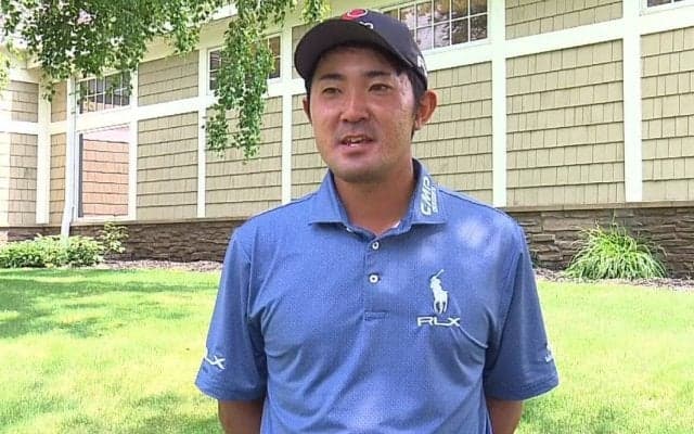 金谷拓実、ボギーなしの「64」で5位浮上　フェアウェイを捉え続け「バーディチャンスが作れた」