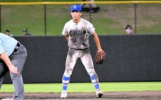 ピンチ救ったビッグプレー　初の甲子園へ王手、豊橋中央・花井選手