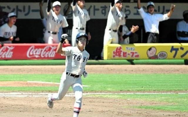 東洋大姫路の高畑選手が準決勝で満塁弾　「決勝で負けたら意味ない」