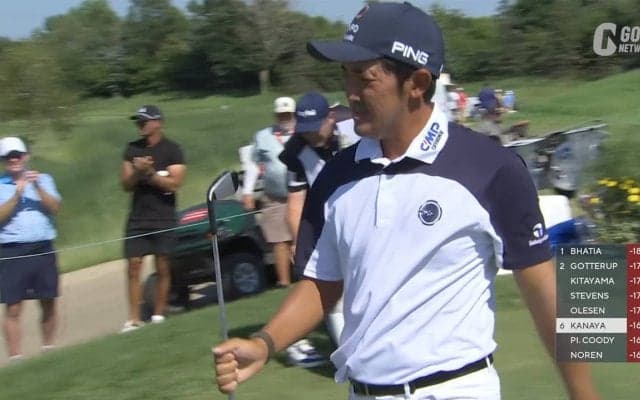 【動画】PGAツアー初優勝へ金谷拓実が17番であわやエースのスーパーショットで大歓声！オルセンが8番でホールインワン達成【3Mオープン3日目】