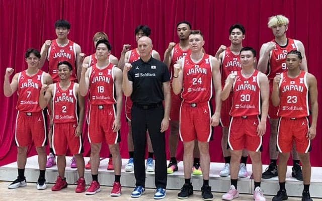 アジアカップ男子日本代表のメンバー12名が決定…ホーキンソンと馬場がダブルキャプテン