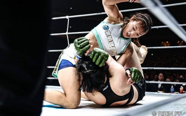 【超RIZIN.4】伊澤星花、体重超過の韓国ファイターに怒りの鉄槌から肩固めで144秒殺　「これでケリがついた」