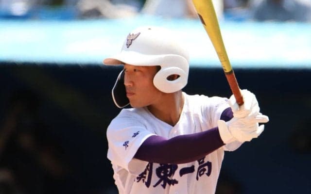 関東第一のU-18日本代表候補・坂本が決勝戦で強烈な一発！大会連覇へ岩倉から2点をリード！【東東京】