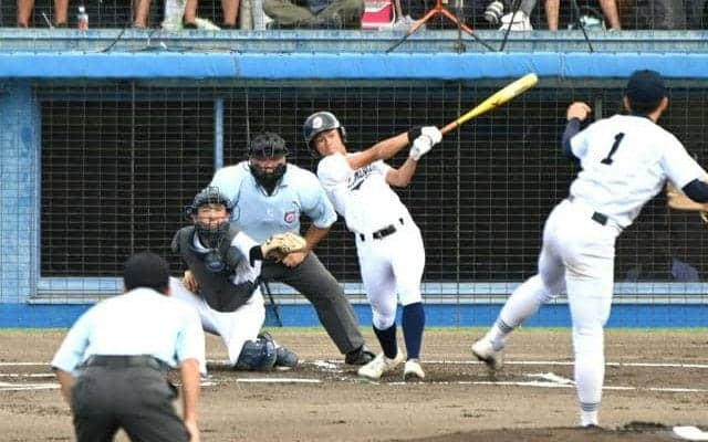 聖隷クリストファー谷口理一選手　チーム初の甲子園に導く一打を放つ