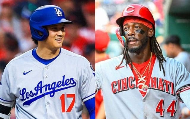 大谷翔平に急接近…思わず笑顔になった怪物　SNS話題、試合中なのに“至近距離の30秒”