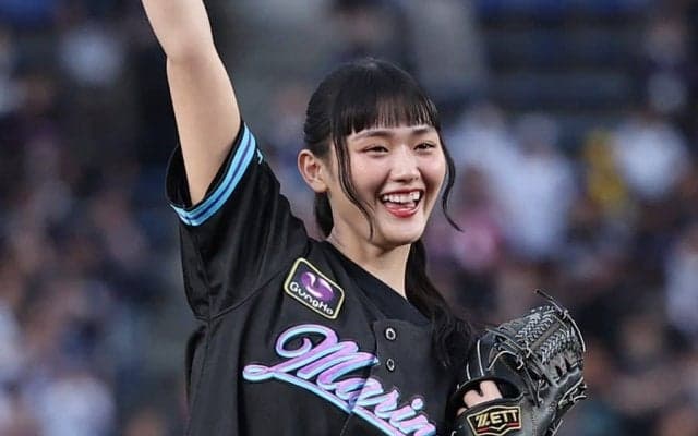 超人気アイドルは「美人で礼儀正しい」　豪快始球式の舞台裏…ファン感動「惚れない人いない」